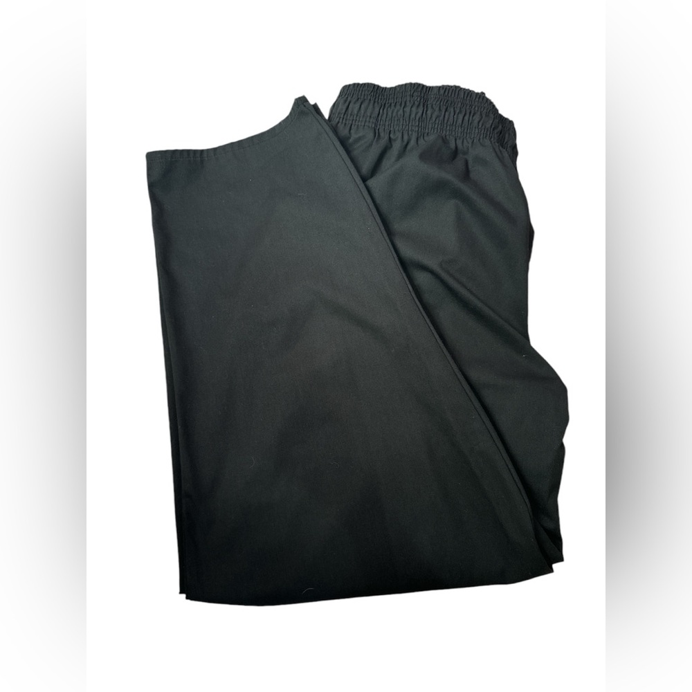 Uniform Black Pants with Drawstring